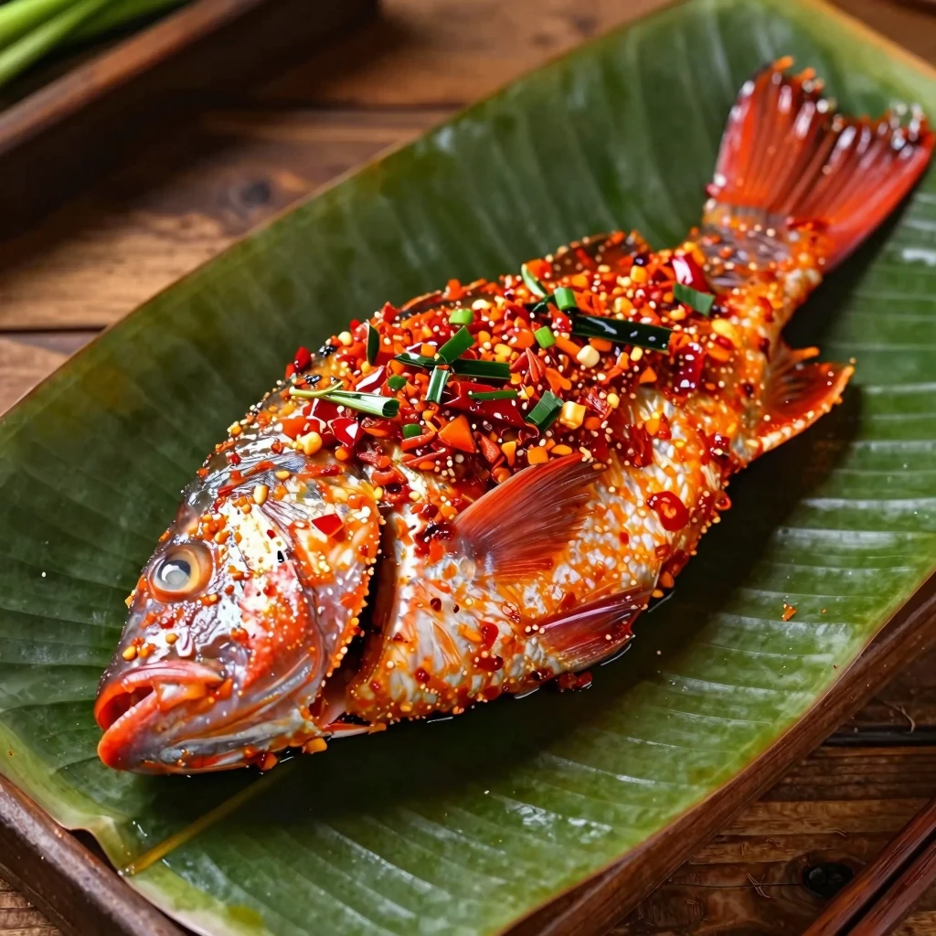 Kakap Merah (M) Pepes Edan (Spicy)
